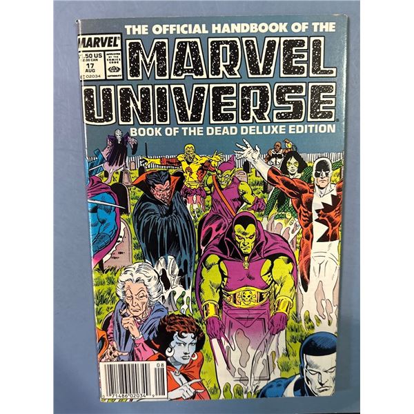 Official Handbook of the Marvel Universe Deluxe Edition #17 (Marvel, 1987)