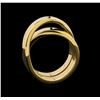 Image 4 : Cartier 18KT Yellow Gold Nouvelle Vague Paris Crossover Band Ring