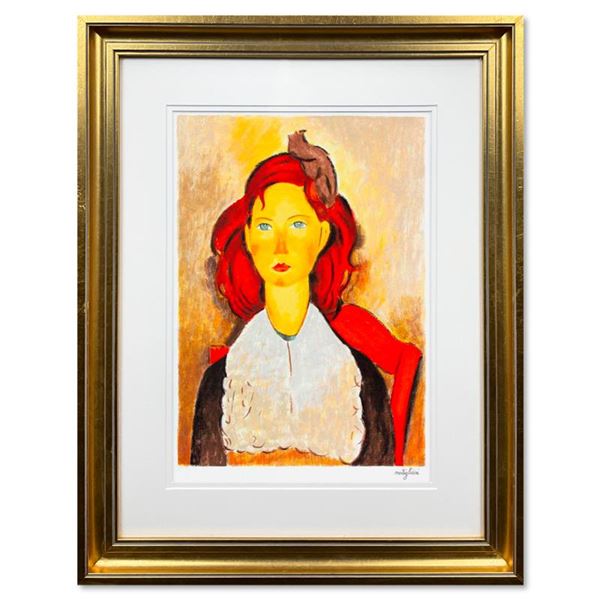 Busto Di Regazza Seduta by Modigliani (1884-1920)