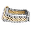 Image 7 : Rolex Mens Two Tone Sapphire Champagne Index Fluted Bezel Datejust With Rolex Bo