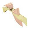 Image 1 : Retro Vintage 14K Pink & Green Gold Polished Finish Fancy Bow Ribbon Pin Brooch