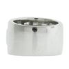 Image 3 : Platinum 3 Row 4 ctw Channel Set Straight Baguette Diamond 13.2mm Wide Band Ring