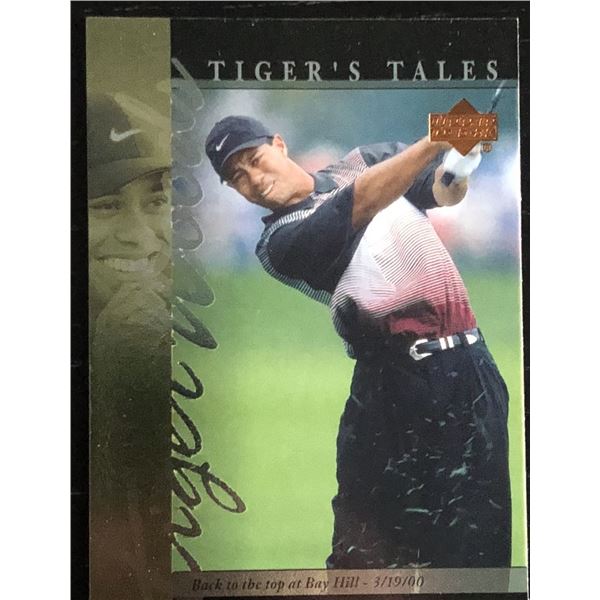 2001 UPPER DECK TIGERS WOODS ROOKIE CARD