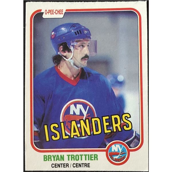 1981-82 O-PEE-CHEE BRYAN TROTTIER (HOF)