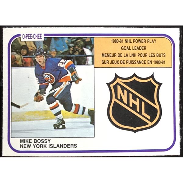 1981-82 O-PEE-CHEE MIKE BOSSY (HOF)