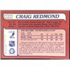 Image 2 : 1985-86 O-PEE-CHEE CRAIG REDMOND ROOKIE CARD