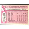 Image 2 : 1987-88 O-PEE-CHEE PAUL MacLEAN