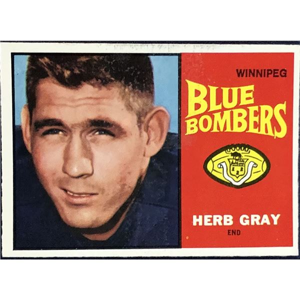 1964 O-PEE-CHEE CFL HERB GRAY (HOF)