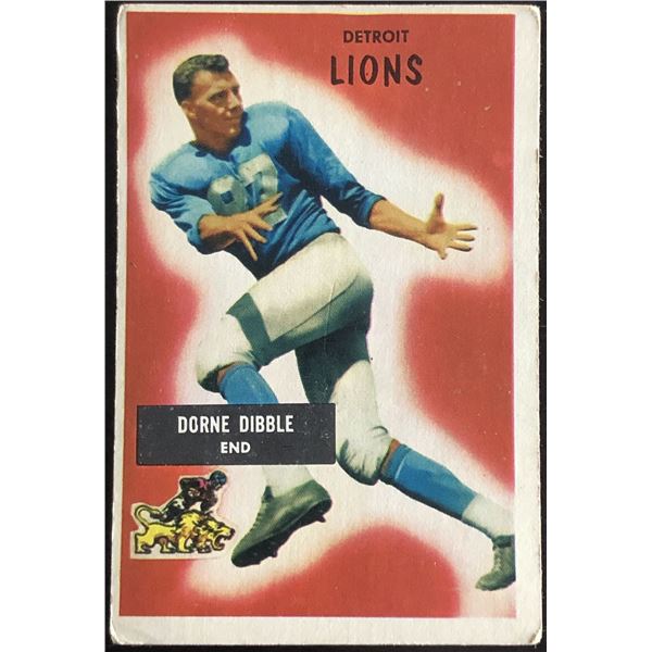 1955 BOWMAN NFL DORNE DIBBLE