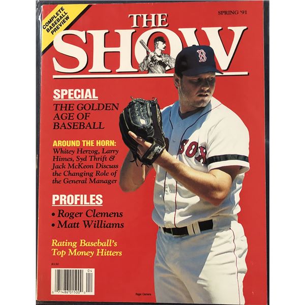 1991 SPRING THE SHOW - ROGER CLEMENS COVER