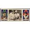 Image 1 : 1993 Upper Deck BAT The Foundation Of Baseball Triple Folder - BABE RUTH & TY COBB (HOF)