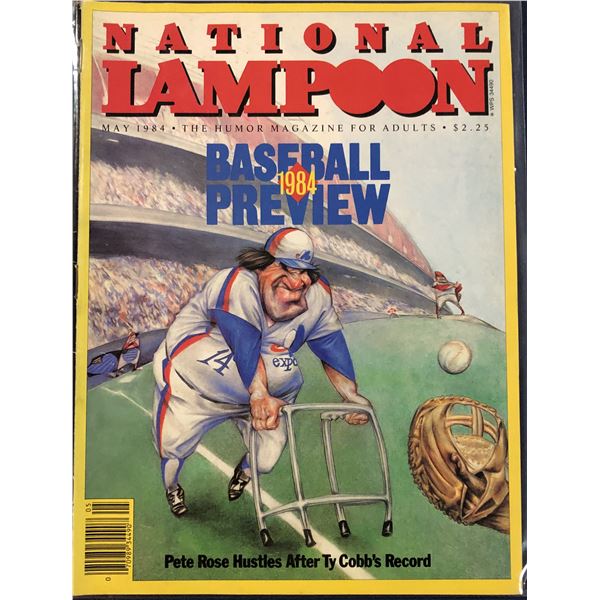 MAY 1984 NATIONAL LAMPOON - PETE ROSE COVER