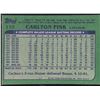 Image 2 : 1982 TOPPS CARLTON FISK (HOF)