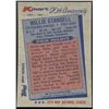 Image 2 : 1982 TOPPS WILLIE STARGELL (HOF)