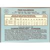 Image 2 : 1986 LEAF IVAN CALDERON ROOKIE CARD