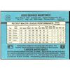 Image 2 : 1988 DONRUSS DENNIS MARTINEZ
