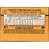 Image 2 : 1989 DONRUSS TOM GLAVINE (HOF) ROOKIE CARD