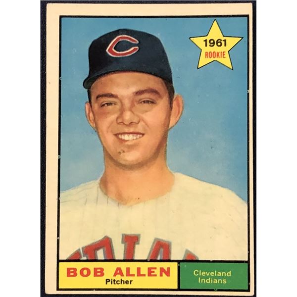 1961 TOPPS BOB ALLEN ROOKIE CARD