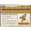 Image 2 : 1960 TOPPS RAY HERBERT