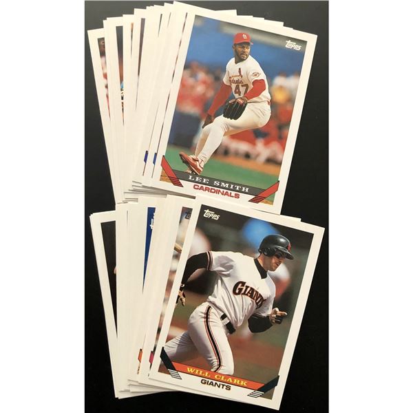1993 TOPPS BASEBALL COLLECTION (25)