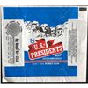Image 1 : 1972 TOPPS U.S. PRESIDENTS WRAPPER