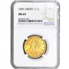 Image 1 : 1907 $10 Gold Eagle NGC MS65