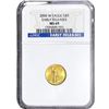 Image 1 : 2006-W 1/10 OZ Gold Eagle $5 NGC MS69