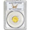 Image 1 : 2016-W 1/10 OZ Gold Mercury Dime 100th Ann. PCGS SP70