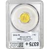 Image 2 : 2016-W 1/10 OZ Gold Mercury Dime 100th Ann. PCGS SP70