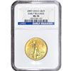 Image 1 : 2007 1/2 OZ Gold Eagle $25 NGC MS70