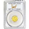 Image 1 : 2016-W 1/10 OZ Gold Mercury DIme 100th Anni. PCGS SP70