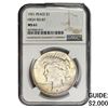 Image 1 : 1921 Silver Peace Dollar NGC MS62 High Relief