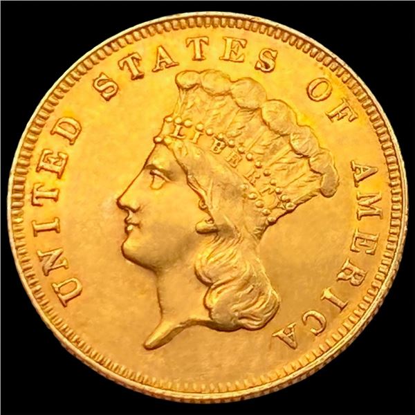 1866 $3 Gold Piece
