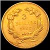 Image 2 : 1866 $3 Gold Piece