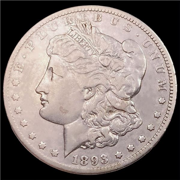 1893-CC Morgan Silver Dollar