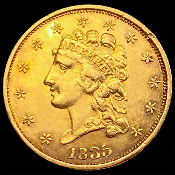 1835 $2.50 Gold Quarter Eagle