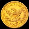 Image 2 : 1853 $2.50 Gold Quarter Eagle UNCIRCULATED