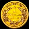 Image 2 : 1852-O Rare Gold Dollar HIGH GRADE