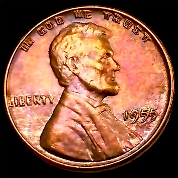 1955/55 DDO Wheat Cent