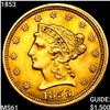 1853 $2.50 Gold Quarter Eagle UNCIRCULATED