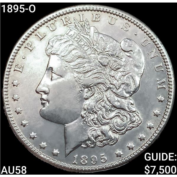 1895-O Morgan Silver Dollar CHOICE AU