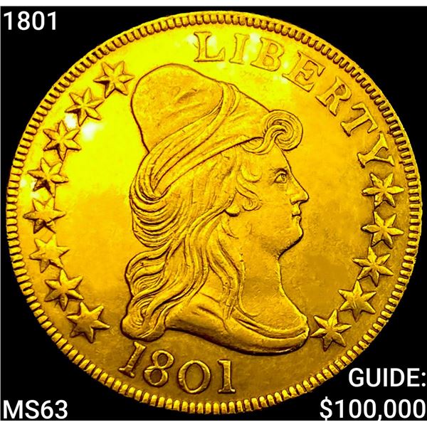1801 $10 Gold Eagle CHOICE BU