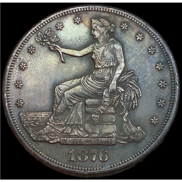1876-CC Silver Trade Dollar