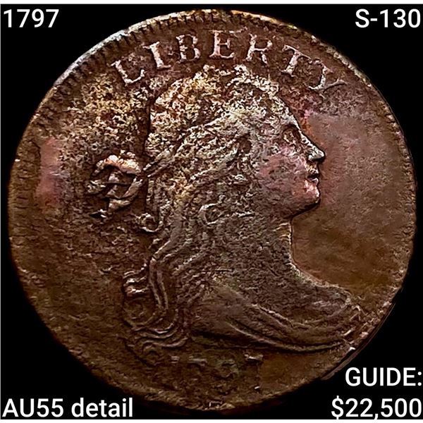 1797 S-130 Draped Bust Large Cent HIGH GRADE