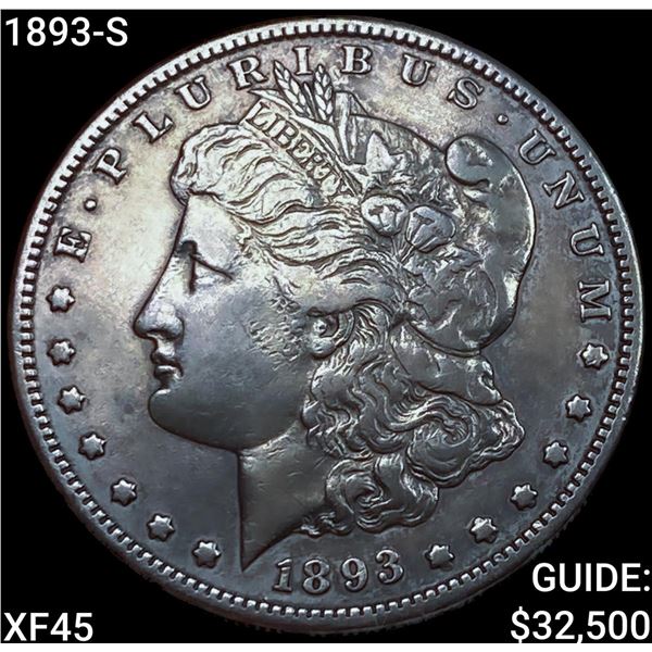 1893-S Morgan Silver Dollar NEARLY UNCIRCULATED
