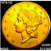 Image 1 : 1876-CC $20 Gold Double Eagle UNCIRCULATED
