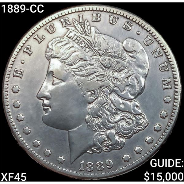 1889-CC Morgan Silver Dollar NEARLY UNCIRCULATED