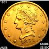 1851 $10 Gold Eagle CHOICE AU