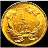 Image 2 : 1868 Rare Gold Dollar CHOICE BU
