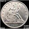 1861-S Seated Liberty Half Dollar CHOICE BU